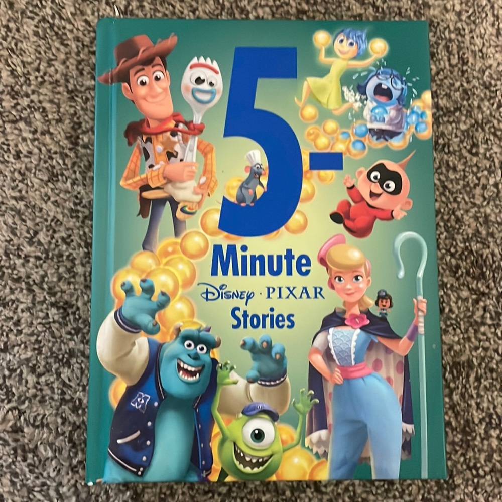 Large hardcover 5 minute Disney Pixar stories New 2017